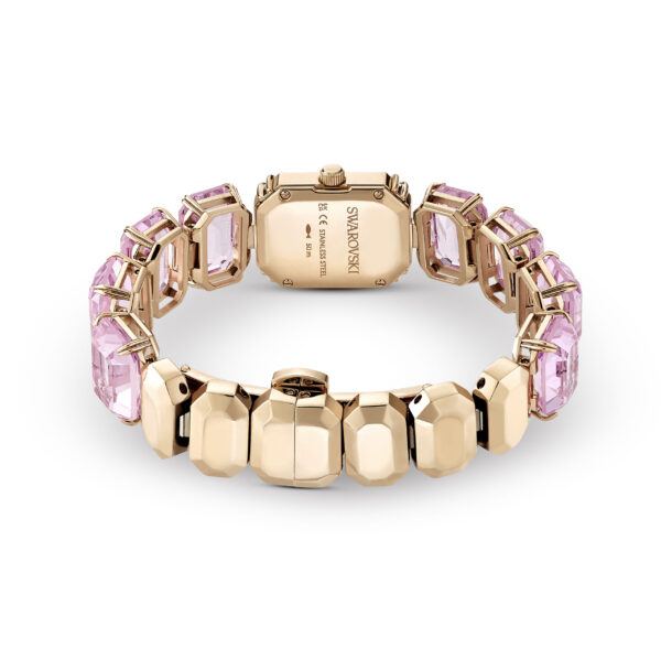 Swarovski Watch, Octagon Cut Bracelet, Pink, Rose Gold-tone Finish - Image 3