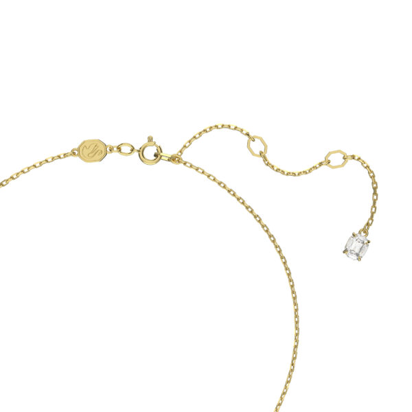 Swarovski Stilla Pendant, Round Cut, White, Gold-Tone Plated - Image 4