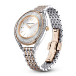 Swarovski Crystalline Aura watch, Swiss Made, Metal bracelet, Rose gold tone, Mixed metal finish - Image 2