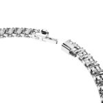 Swarovski Matrix Tennis Bracelet, Round Cut, White, Rhodium Plated - Image 3