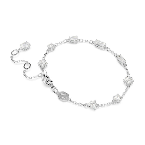 Swarovski Mesmera Bracelet, Mixed Cuts, Scattered Design, White, Rhodium Plated - Image 4