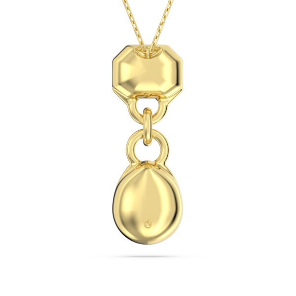 Swarovski Imber pendant, Mixed cuts, White, Gold-tone plated - Image 4