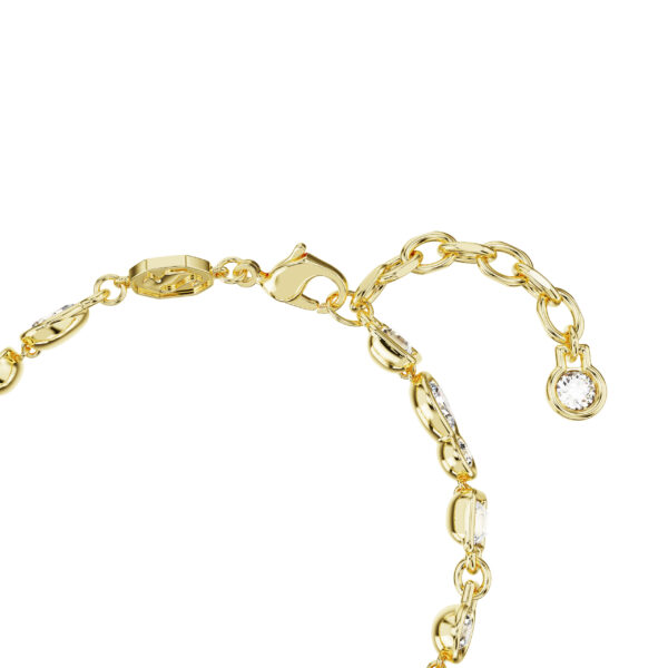 Swarovski Imber Tennis bracelet, Mixed cuts, White, Gold-tone plated - Image 3