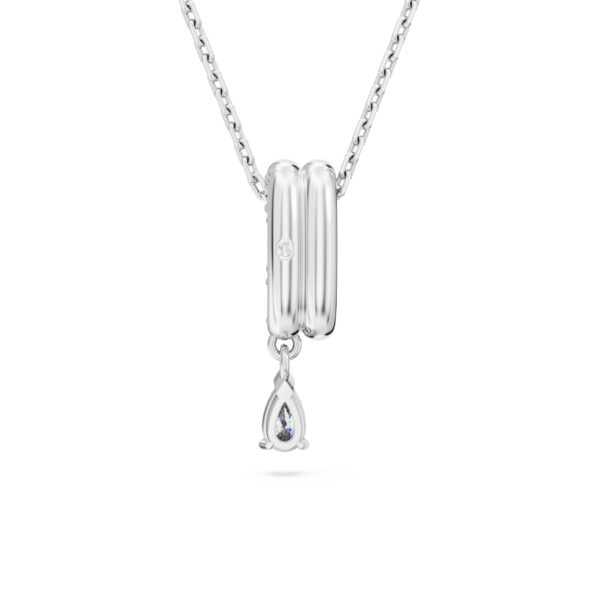 Swarovski Imber pendant, Mixed cuts, White, Rhodium plated - Image 4