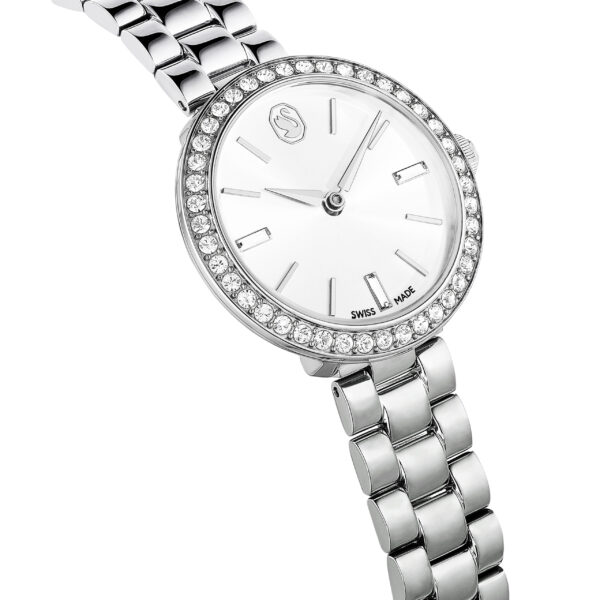 Swarovski Certa watch, Swiss Made, Metal bracelet, Silver tone, Stainless Steel - Image 6