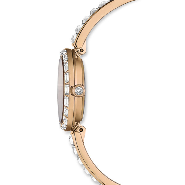 Swarovski Matrix Bangle watch, Swiss Made, Crystal bracelet, Rose gold tone, Rose gold-tone finish - Image 5