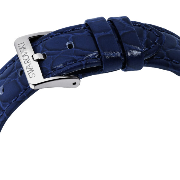 Swarovski Octea Moon watch, Swiss Made, Moon, Leather strap, Blue, Stainless steel - Image 7