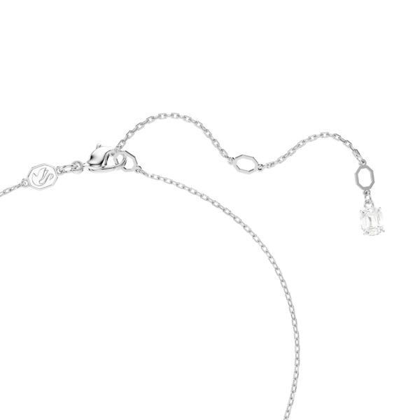 Swarovski Idyllia pendant, Mixed cuts, Snowflake, White, Rhodium plated - Image 3