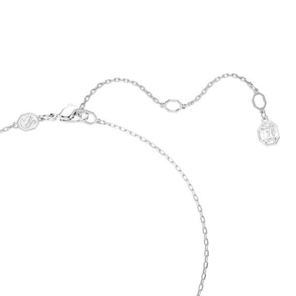 Swarovski Constella pendant, Pavé, Round cut, White, Rhodium plated - Image 3