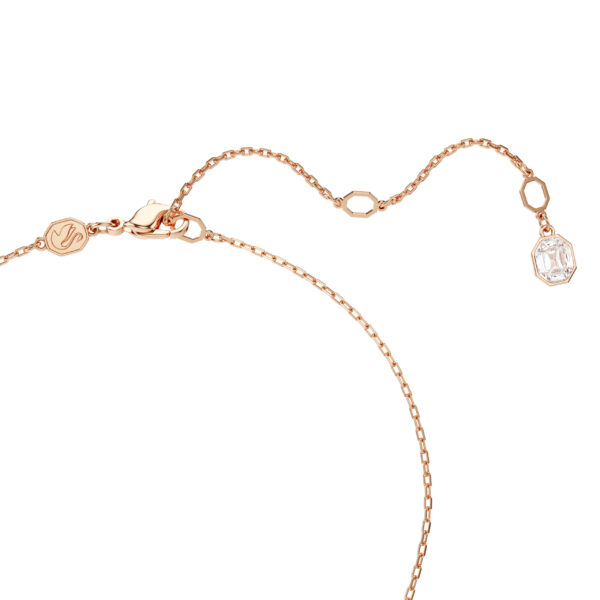 Swarovski Constella pendant, Round cut, White, Rose gold-tone plated - Image 3