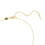 Swarovski Stilla pendant, Square cut, White, Gold-tone plated - Image 3