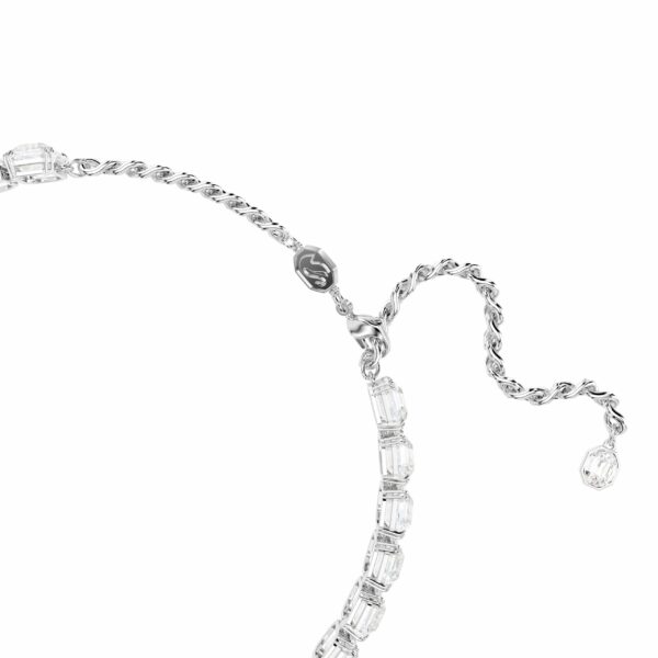 Swarovski Millenia choker, Octagon cut, White, Rhodium plated - Image 3