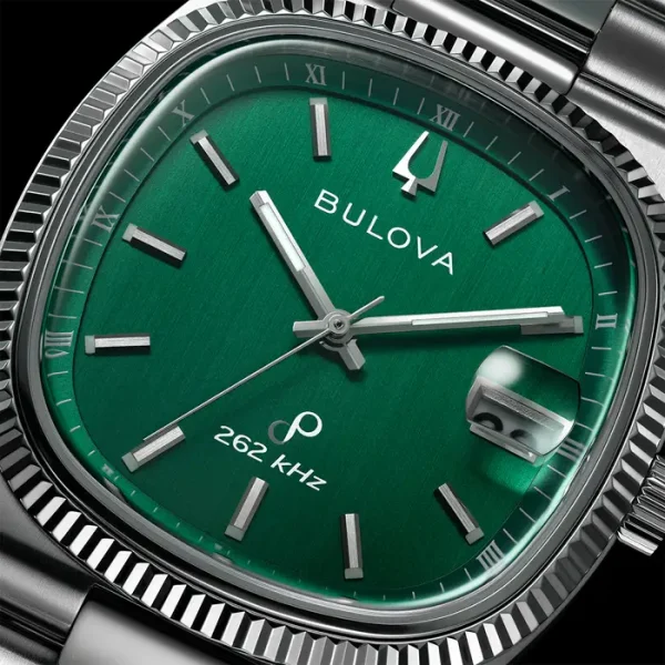 Bulova Super Seville Watch, 38mm, High Precision Quartz, Green - Image 5