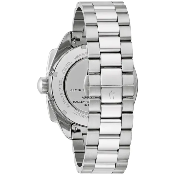 Bulova Lunar Pilot Chronograph Watch, 44mm, Quartz, Special Edition, Extra Strap, Red Blood Moon - Image 4