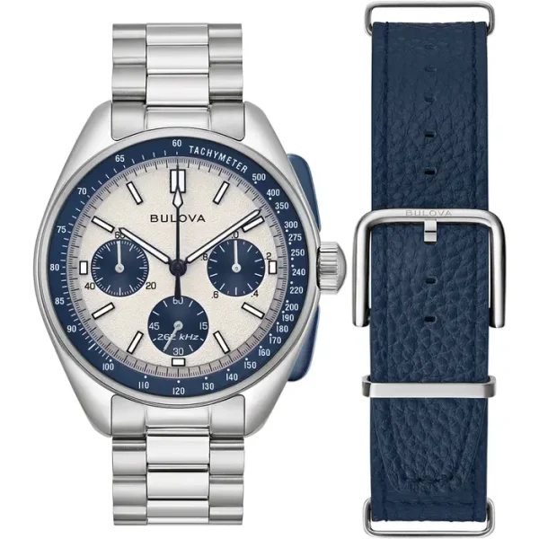 Bulova Lunar Pilot Chronograph Mens - Image 4