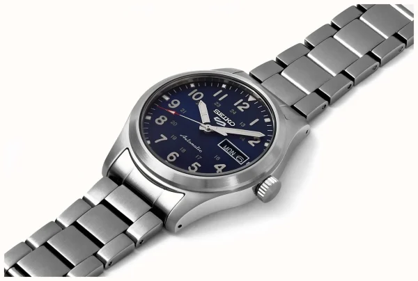 Seiko 5 Sports Field Blue Dial Stainless Steel Bracelet - Image 3