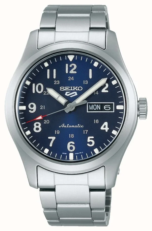 Seiko 5 Sports Field Blue Dial Stainless Steel Bracelet