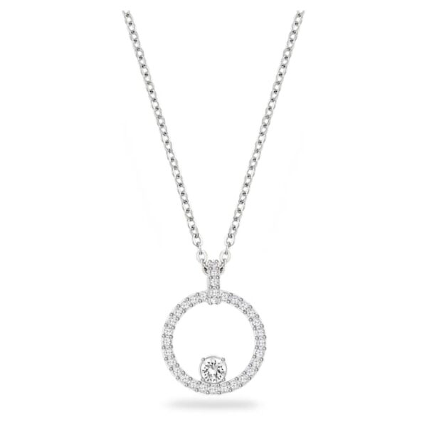 Swarovsk 5198686 Constella Pendant, White, Rhodium Plated