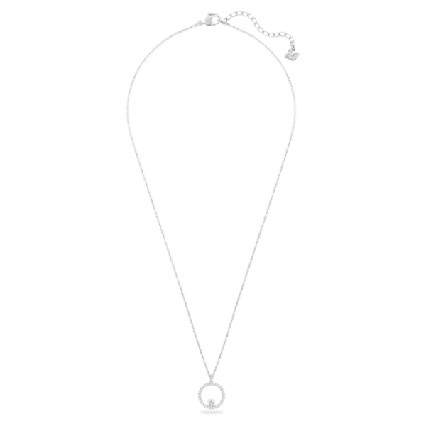 Swarovsk 5198686 Constella Pendant, White, Rhodium Plated