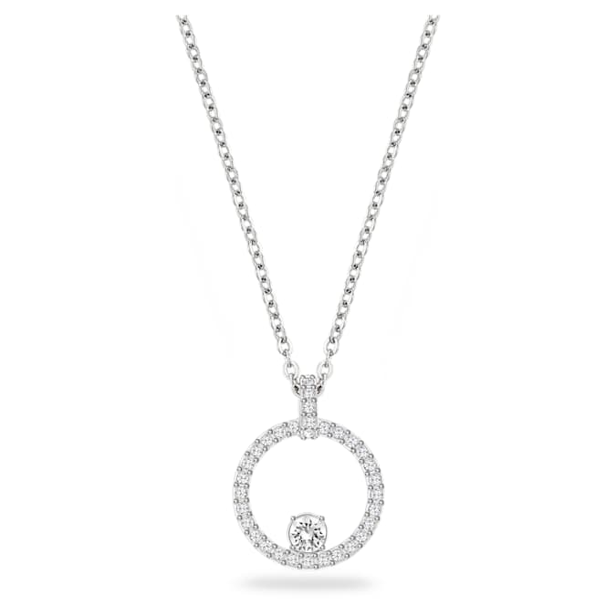 Swarovsk 5198686 Constella Pendant, White, Rhodium Plated