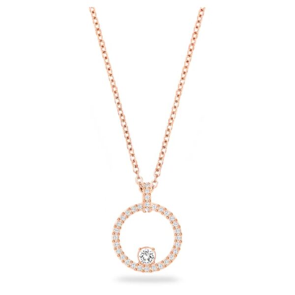 Swarovsk 5202446 Constella Pendant, White, Rose Gold-Tone Plated