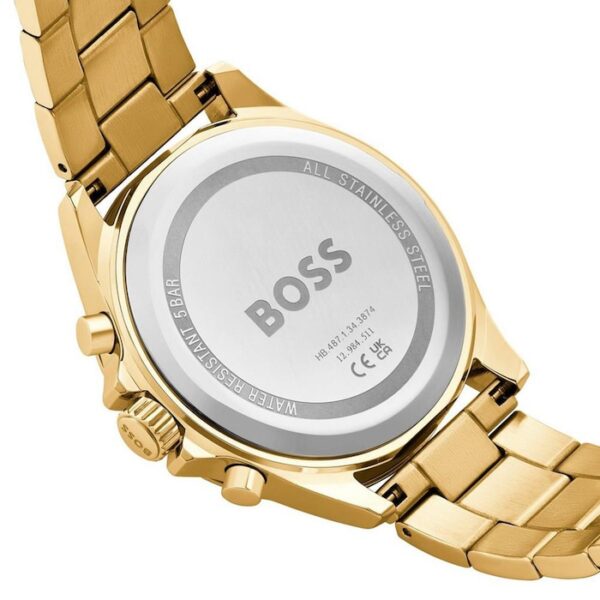 Boss Troper Quartz 45mm Mens Watch Grey - Image 4