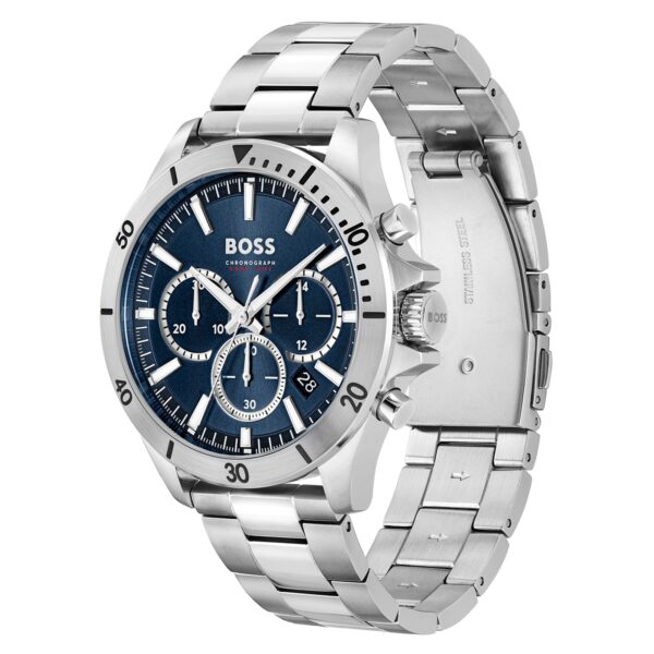 Boss Troper Chronograph Quartz 45mm Mens Watch Blue - Image 2