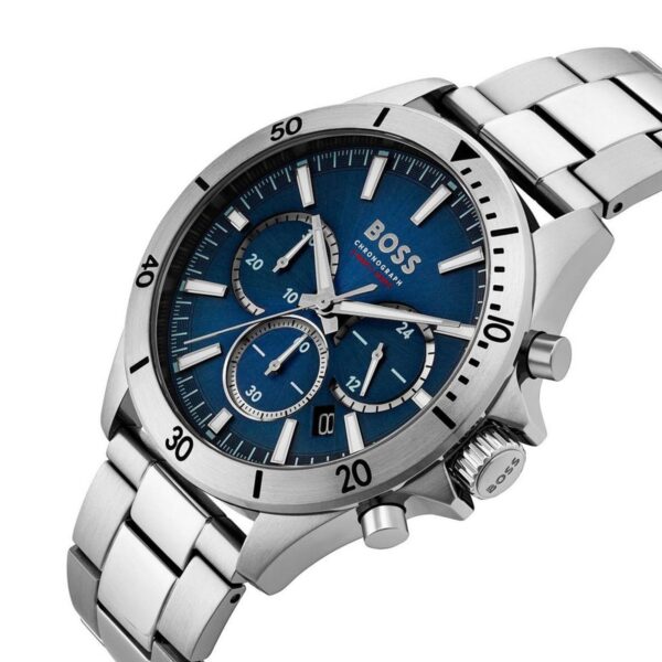 Boss Troper Chronograph Quartz 45mm Mens Watch Blue - Image 3