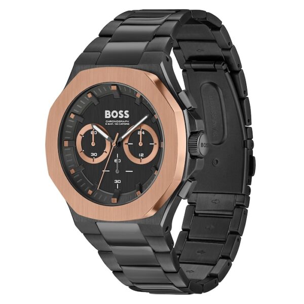 Boss Taper Black 45mm Mens Watch - Image 2