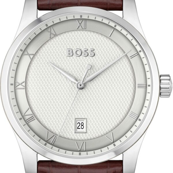 Boss Principle Mens Watch Silver 41mm - Image 3