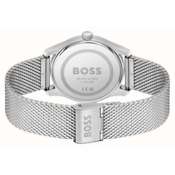 Boss Principle (41mm) Blue Dial, Stainless Steel Mesh Bracelet - Image 3