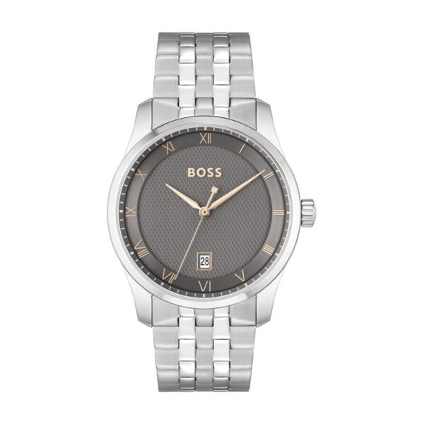 Boss Principle Mens Watch Grey 41mm