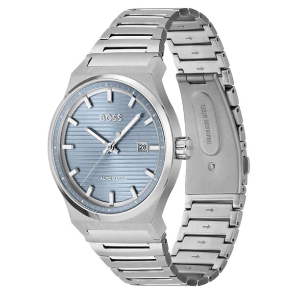 Boss Candor Automatic Mens Watch Ice Blue 46mm - Image 2