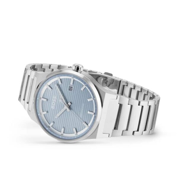 Boss Candor Automatic Mens Watch Ice Blue 46mm - Image 3