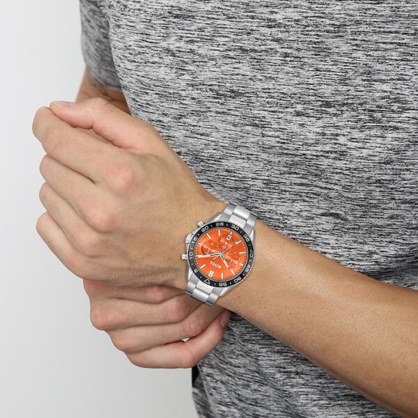 Boss Runner 43mm Mens Watch Orange - Image 5