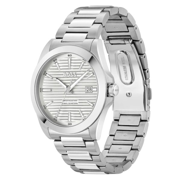 Boss Strike 41mm Mens Watch Silver - Image 2