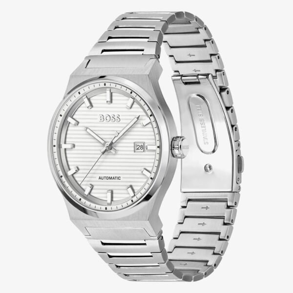 Boss Candor Automatic Silver Watch - Image 2