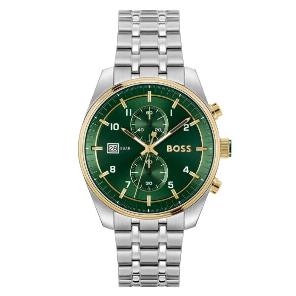 Boss Skytraveller 44mm Mens Watch Green