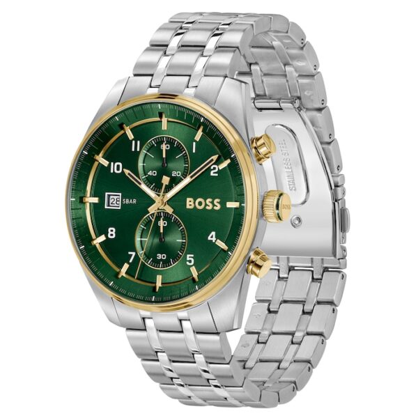 Boss Skytraveller 44mm Mens Watch Green - Image 2