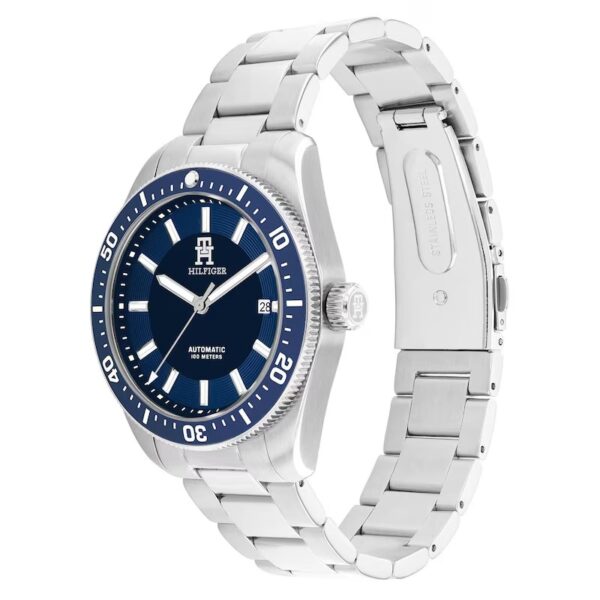 Tommy Hilfiger Men's Blue Dial Stainless Steel Bracelet Watch - Image 2