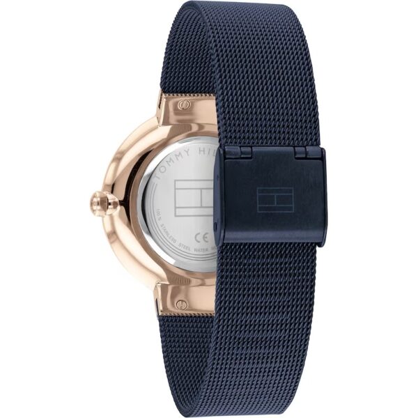 Tommy Hilfiger Ladies Liberty Blue Stainless Steel Mesh Bracelet Navy Watch - Image 3