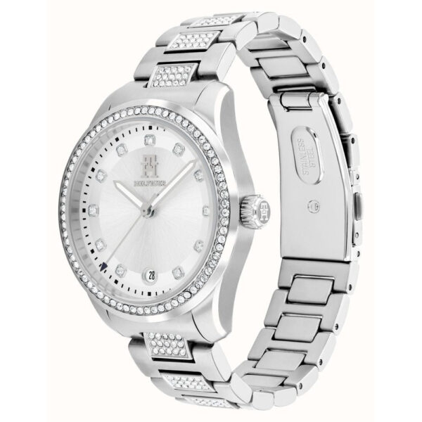 Tommy Hilfiger Th85 Crystal (36mm) Silver Dial, Stainless Steel Bracelet - Image 2