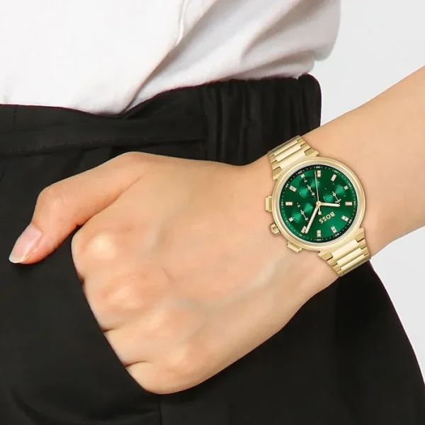 BOSS One 38mm Green Dial Ladies Watch - Image 4