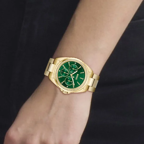 BOSS Atea Green 38mm Ladies Watch - Image 4