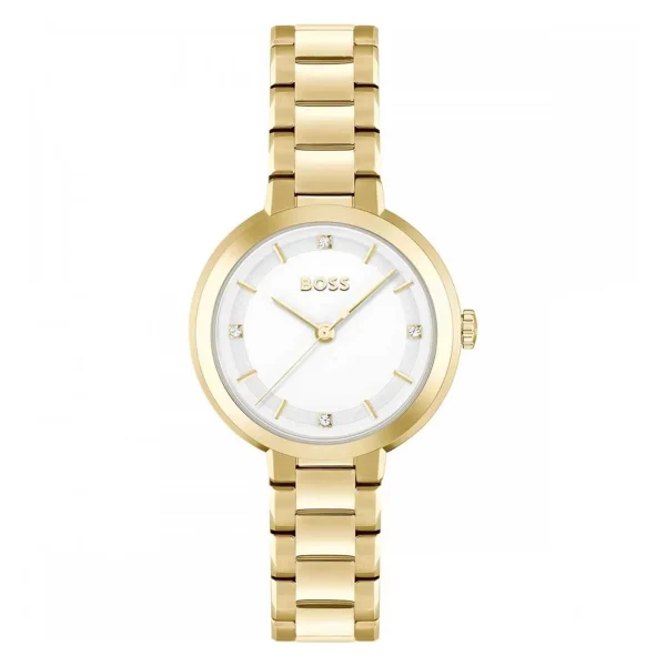 Boss Sena 34mm Ladies Watch Gold