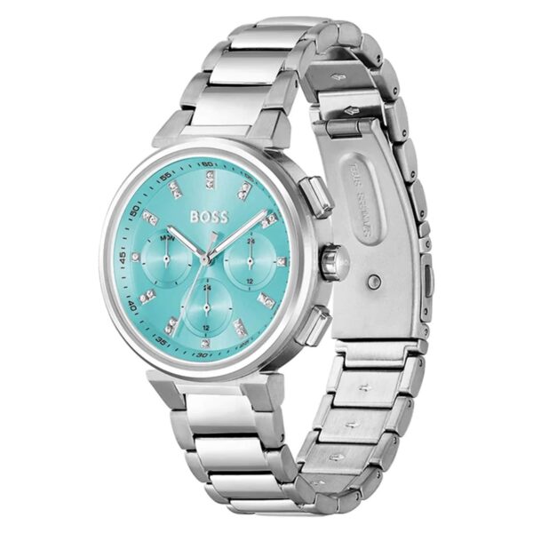 Boss One Chronograph 38mm Ladies Watch Turquoise - Image 2