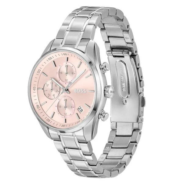 BOSS Grand Tour 38mm Ladies Watch Pink - Image 2
