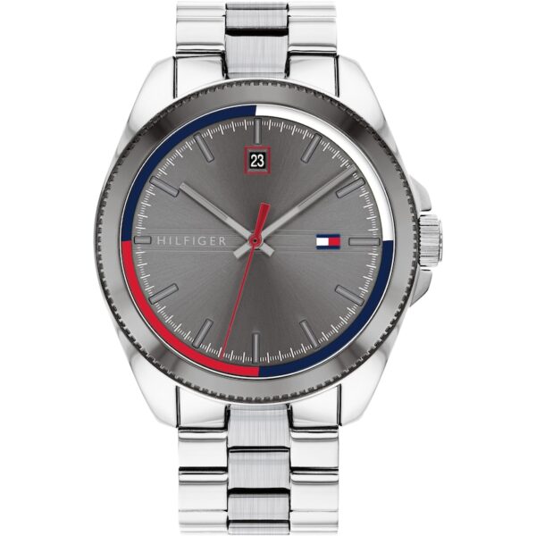 Tommy Hilfiger Men's Grey Dial Stainless Steel Bracelet Watch