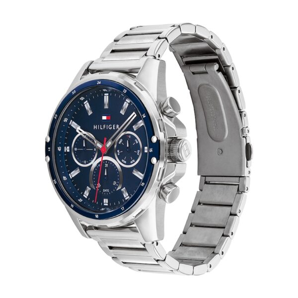 Tommy Hilfiger Men's Navy Dial Stainless Steel Bracelet Watch - Image 2