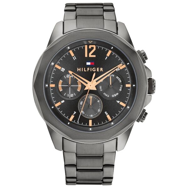 Tommy Hilfiger Gunmetal IP Stainless Steel Bracelet Watch